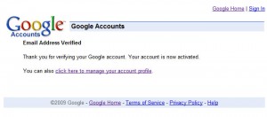 Google Account Final Verification